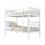 Lit superposé simple en bois massif Aileana-1798958431