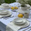 Piece Porcelain China Dinnerware Set - Service for 6