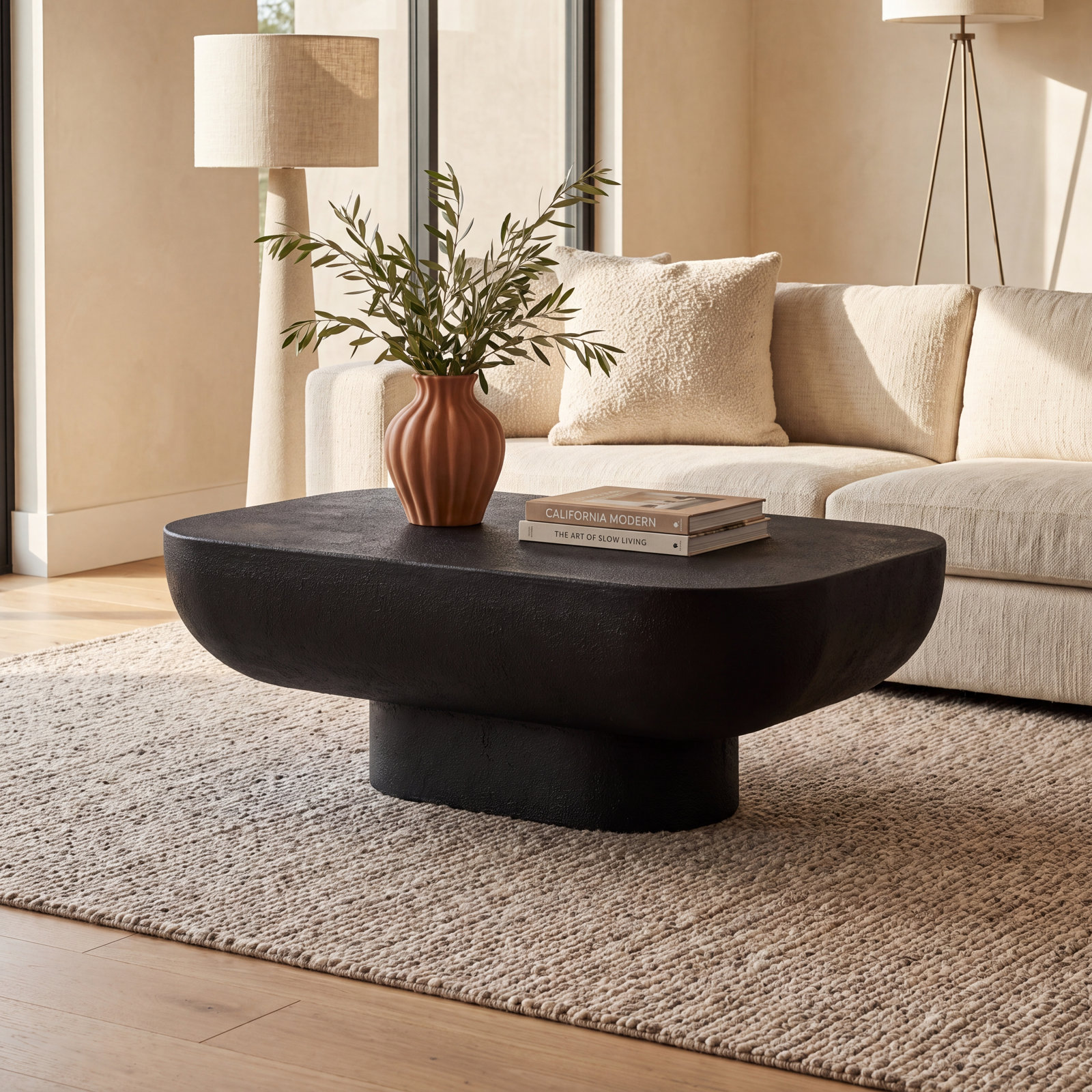 Berlare Single Coffee Table, Black