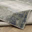 Tapis abstrait bleu / vert Belinda-410108575