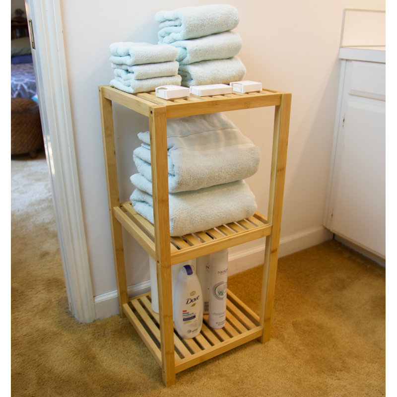Mayer 14'' W Solid Wood Shelving Unit