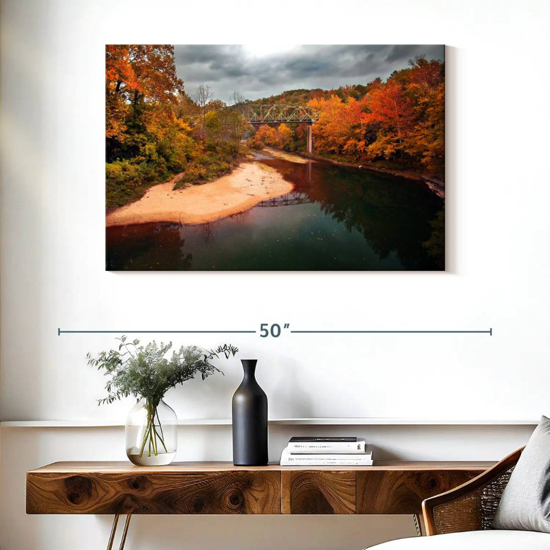 Alvord Buffalo River Autumn, 26" H x 39" W