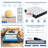 King Size Mattress, 10 Inch Hybrid Mattress with Individually Pocketed Innerspring, Medium Firm for Balanced Sleep-405679883-406189895