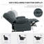 Fauteuil inclinable avec massage et vibration chauffante