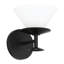 Éclairage pour meuble-lavabo 2 lumières noir mat et or champagne 20 pouces avec verre opale gravé Tekamah-302604738-317944303