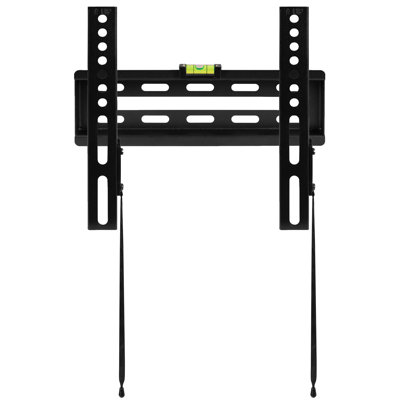 Wilkins 17"-42" Fixed TV Wall Mount with Built-In Level-Magnetic Quick Release Pendants