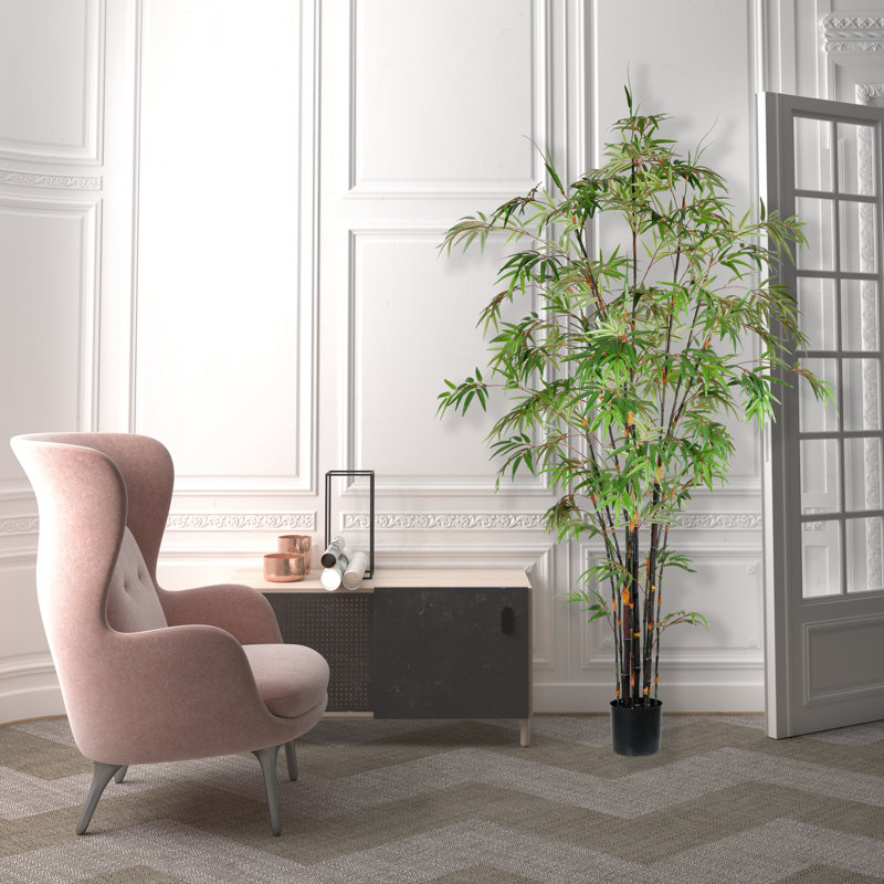 Faux Tree in Pot, 84" H x 25" W x 25" D