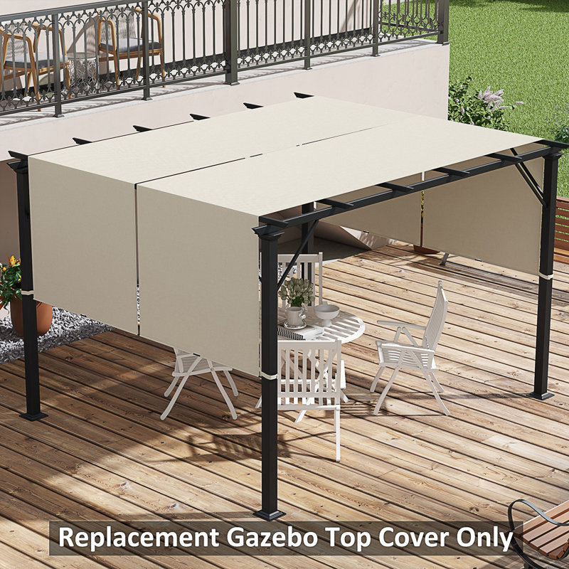 Outsunny 2 PCS 4 X 18Ft Pergola Canopy Replacement