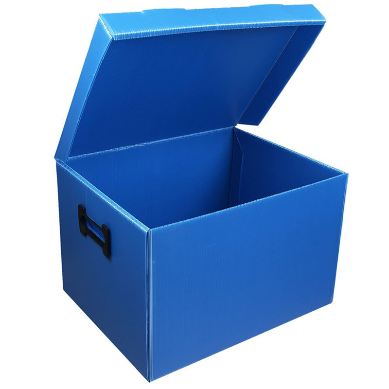 Ensemble de cubes ou de bacs en plastique, Bleu