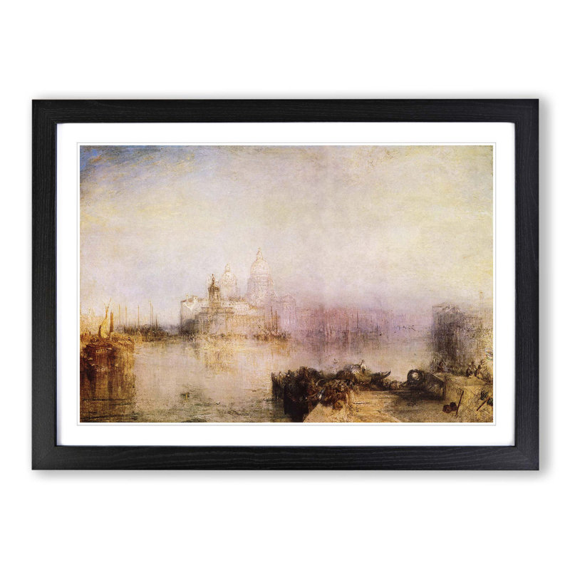 J.M.W. Turner St Pauls Cathedral - Framed Print, Black