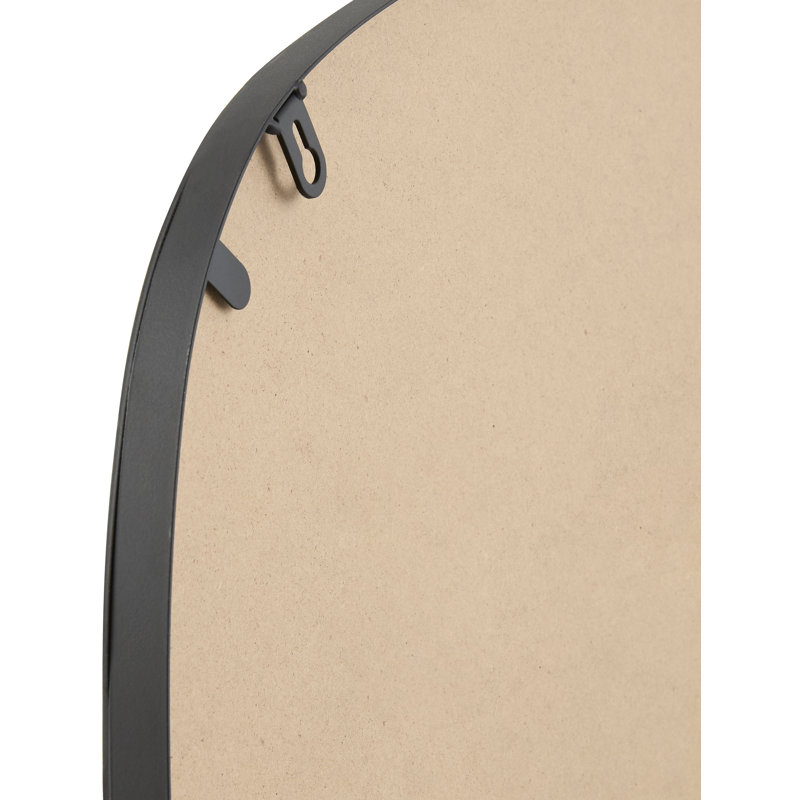 Miroir Eastie, 20"H x 28"W, Black