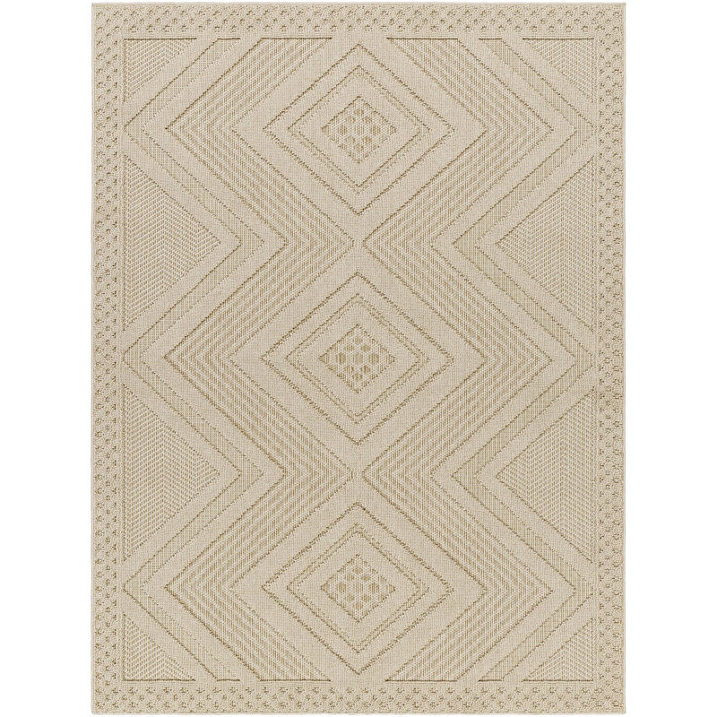 Jayoung Geometric Rug, Rectangle 5'3" x 7'