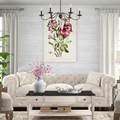 Pink Hibiscus - Print on Canvas