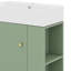 Petit meuble-lavabo avec lavabo simple en céramique 21,6 po-1428462119