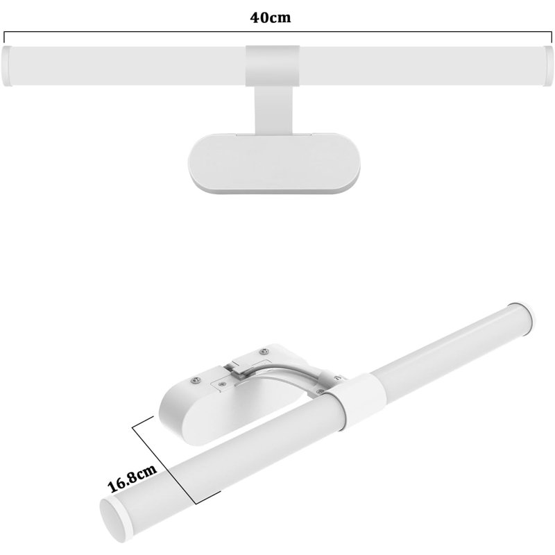Broly 1 - Light Vanity Light, White, Chrome