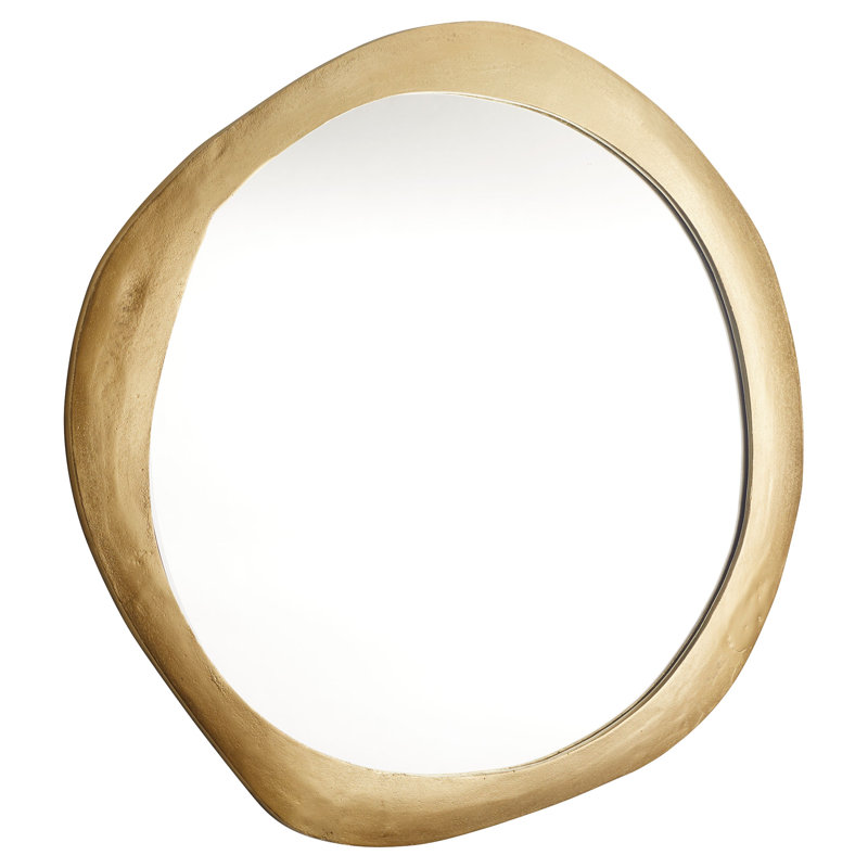 Hubbard Wavy Metal Beveled Mirror