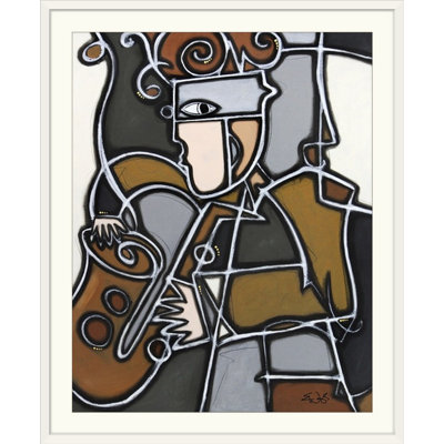 Malveaux «Funky Sax» par Brittiney, reproduction d'art