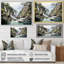 «Waterfall Cliff Scenery Magic III», reproduction sur toile-97050194-97050195