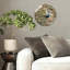 Horloge murale paon, horloge murale 12 po