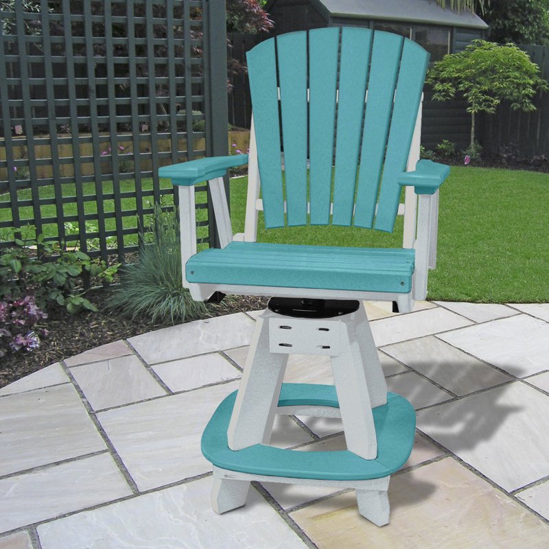Fauteuil de patio Engel, Bleu Aruba