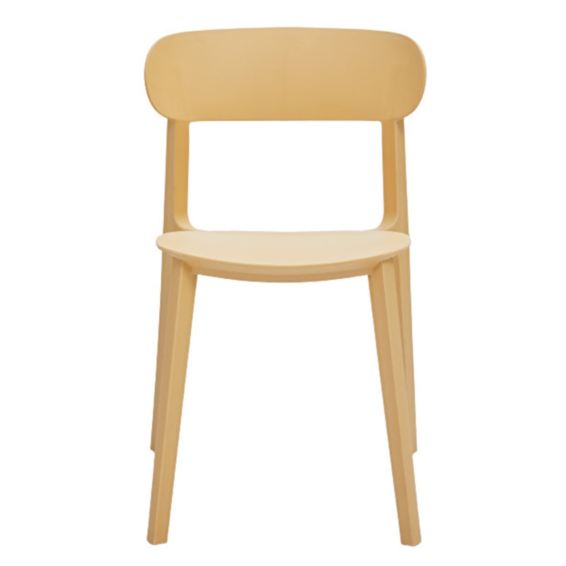 Bryany 17.5'' H Stacking Side Chair, Yellow