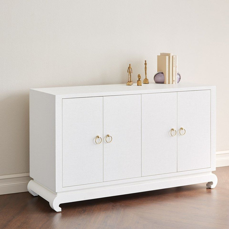 Meredith Sideboard, White, 30"H x 53.3"W x 18"D