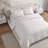 Vera Wang Crinkle Solid White Duvet Cover Set-123353125