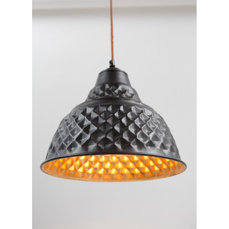 Industrial Embossed Pendant Light