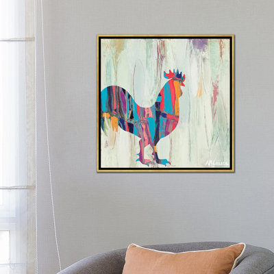 «Bright Rhizome Rooster» par Ann Marie Coolick - reproduction d'art