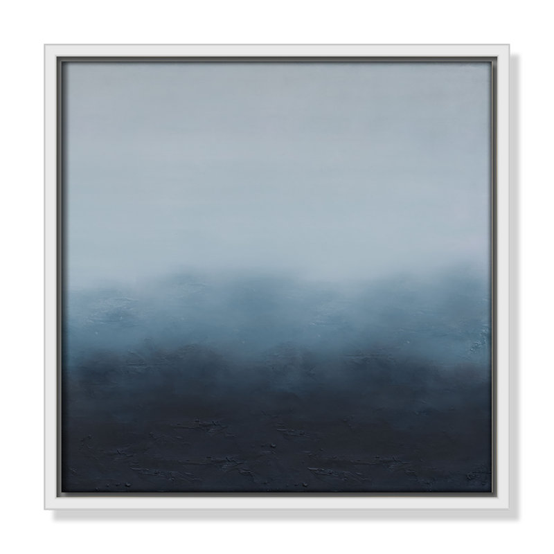 «Elemental III Square Version Print» par S.H. Khân, H 13,5 po x l 13,5 po, Blanc