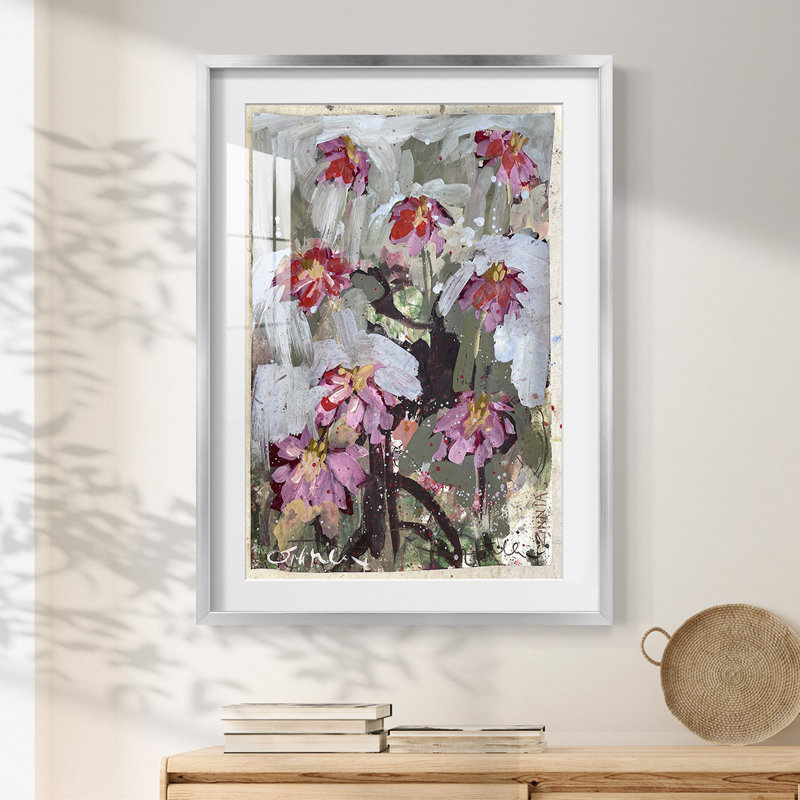 Nelia -Gallery Wrapped Canvas, 28.5" H x 20.5" W, Silver