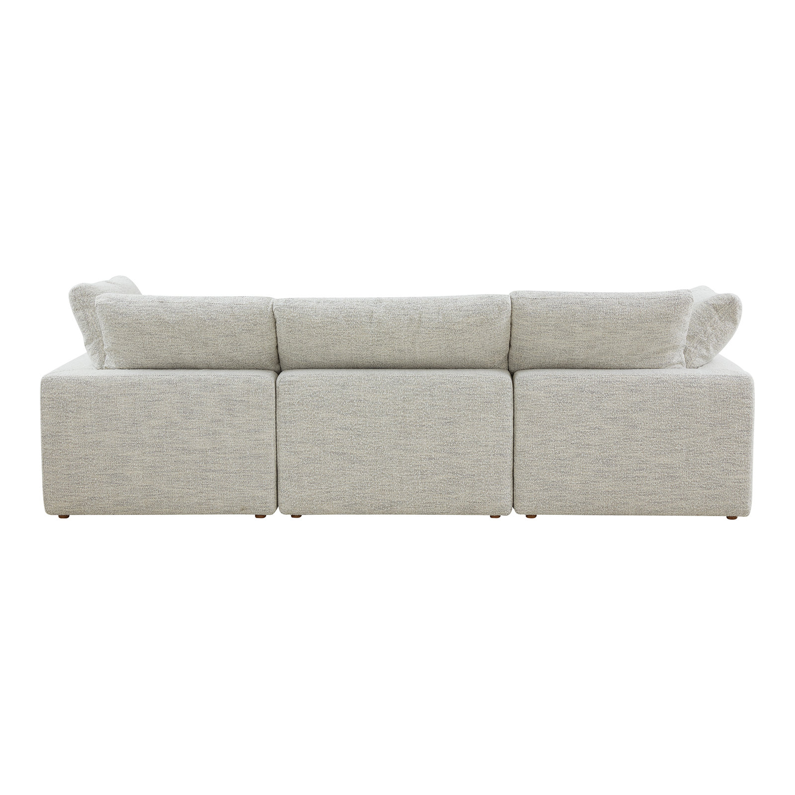Armand 4 - Piece Performance Fabric Modular Sectional, Light Gray Livesmart®