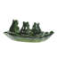 Figurines de grenouille en céramique Licol Birding