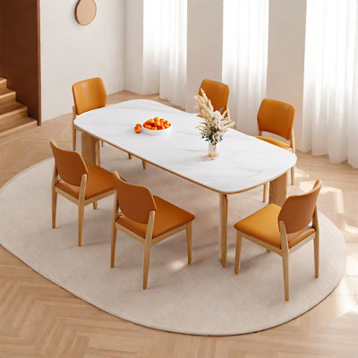 Modern simple solid wood dining table sets