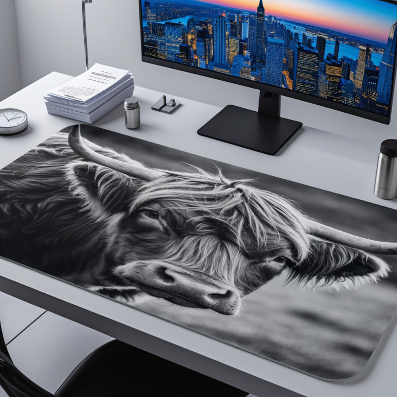 Polyester Desk Pad, 14.4x12.1