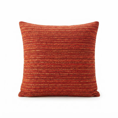 Earth Striped Linen Reversible Throw Pillow