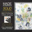 Motif de fleurs murales I - impression encadrée de qualité supérieure - prête à être accrochée - aucun clou requis - aucun clou requis-608671530-608671528
