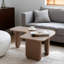 Table basse en L, table basse, table d'appoint pour salon-1462700481