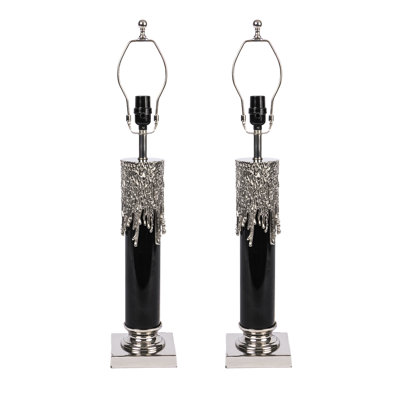 Lampe de table à culot cylindrique Melted
