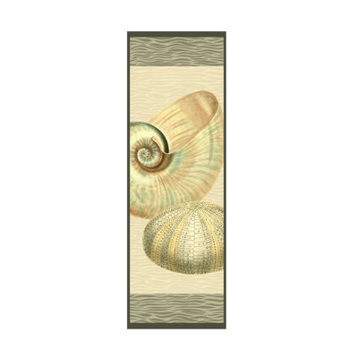 Art mural sur toile tendue - Gail Fraser «De La Mer», art mural à panneau vertical 3 pi pour décor de salon, de chambre à coucher ou de bureau - 10 x 32