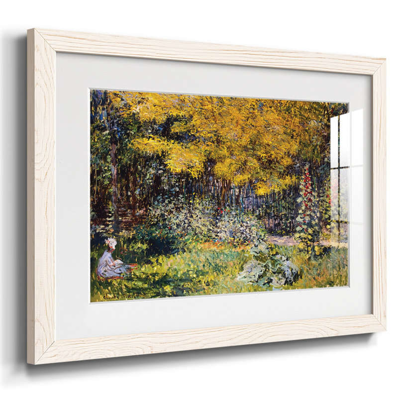 Le jardin. (Le Jardin), 1876, reproduction d'art sur papier, Blanc, H 18 po x l 26 po x P 1,5 po