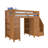 Gannon Twin 12 Drawer Solid Wood Loft Bed With Bookcase-125373970