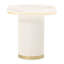 Gineverra End Table - Ivory Gold
