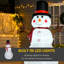 Bonhomme de neige gonflable de Noël