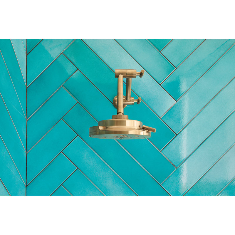 Litze® 4-Function Raincan Showerhead with H2OKinetic® Technology, Luxe Gold