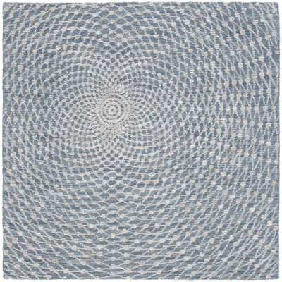 Metro Hand Tufted Wool/Cotton Abstract Rug in Beige/Gray