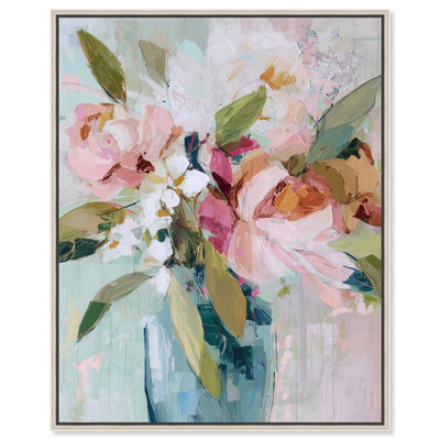 "Breath of Spring I", impression murale sur toile par Art Remedy, cadre argenté, 24 x 30