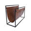 Mandeville Leather Free Standing Magazine Rack