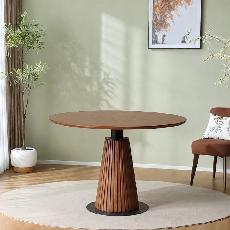 Table de salle à manger Carlane, H 29,52 po x L 47,24 po x l 47,24 po