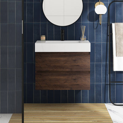 Meuble-lavabo mural simple
